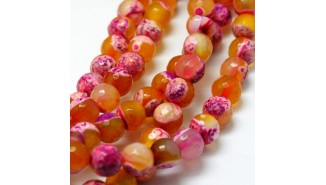 perle agate de feu