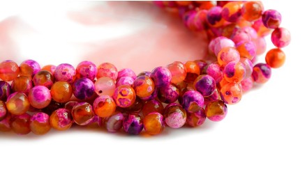 perle agate de feu
