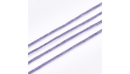 copy of Cordon en coton ciré 1mm noir