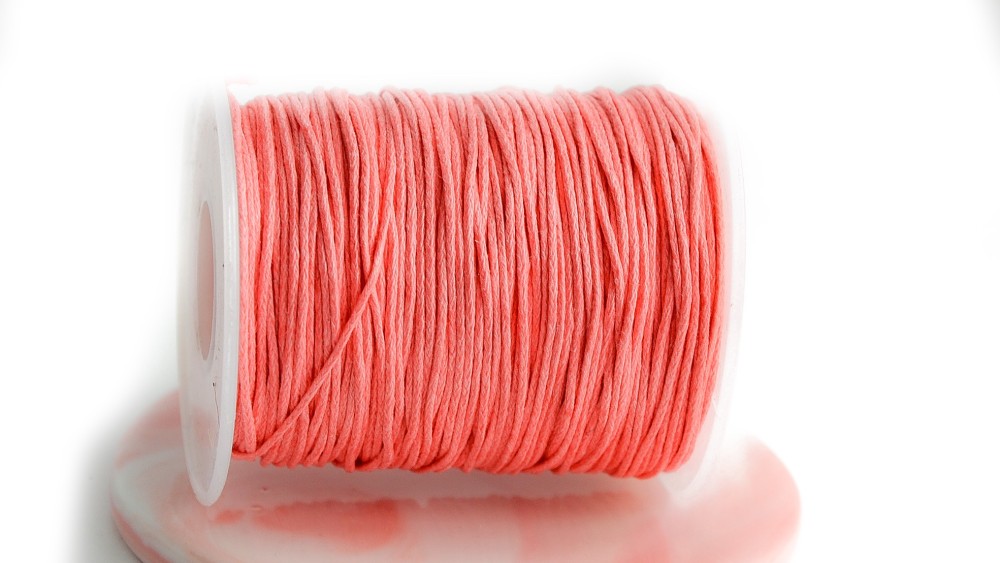 coton ciré rose candie 1mm