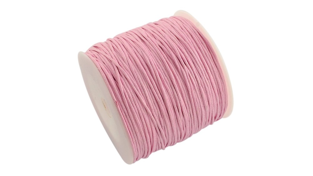 copy of Cordon en coton ciré 1mm noir