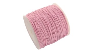 copy of Cordon en coton ciré 1mm noir