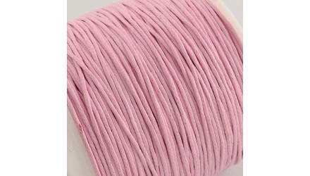 coton ciré rose 1mm