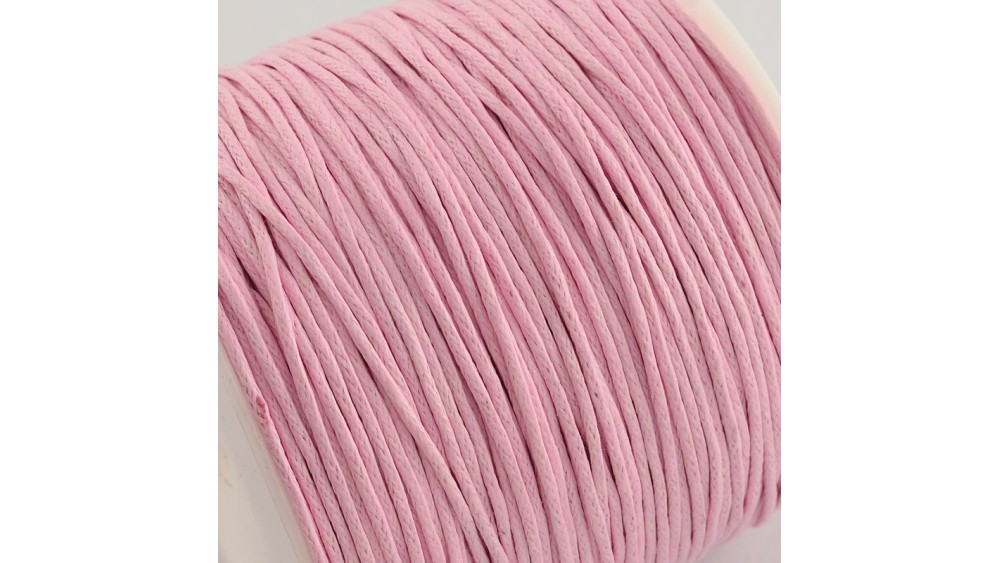 coton ciré rose 1mm