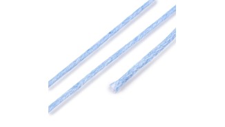copy of Cordon en coton ciré 1mm noir