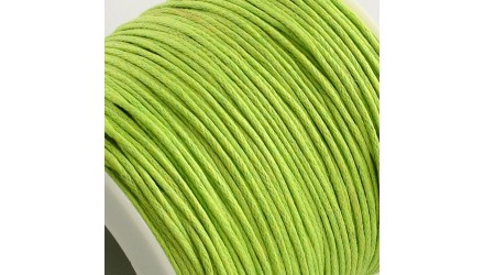 coton ciré vert anis