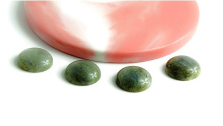 copy of Cabochon 12mm agate indienne naturelle