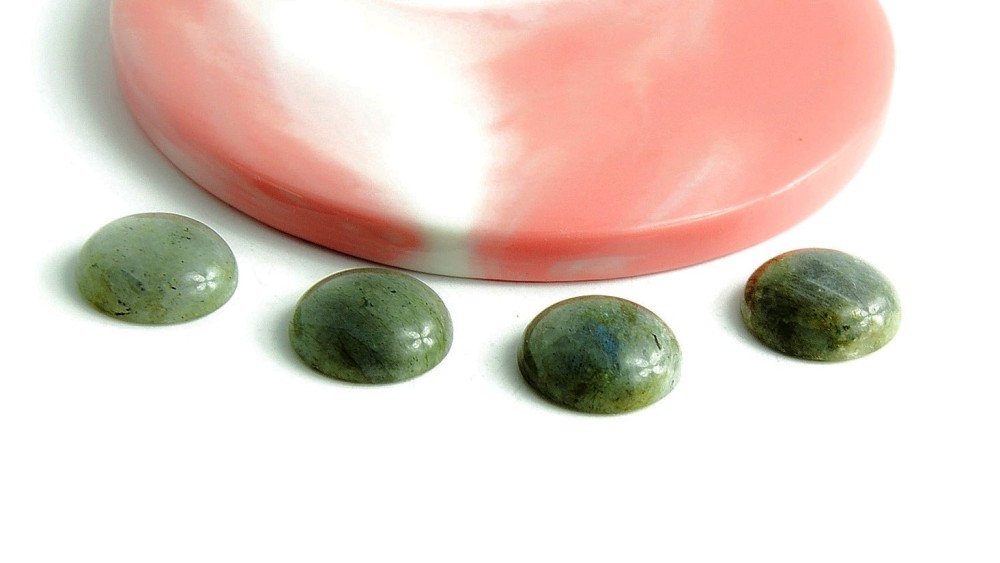 copy of Cabochon 12mm agate indienne naturelle