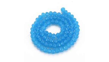 copy of 50 Perles abaques à facettes 8x6mm bleu opale