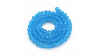 copy of 50 Perles abaques à facettes 8x6mm bleu opale