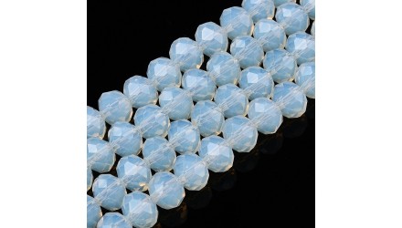 copy of 50 Perles abaques à facettes 8x6mm bleu opale