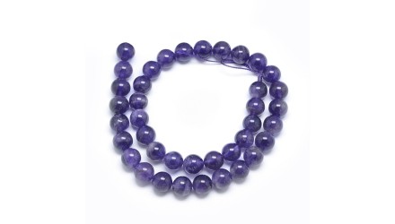 copy of Perles à facettes 10mm agate naturelle teintée bleue