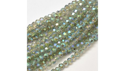 copy of 50 Perles abaques à facettes 8x6mm bleu opale