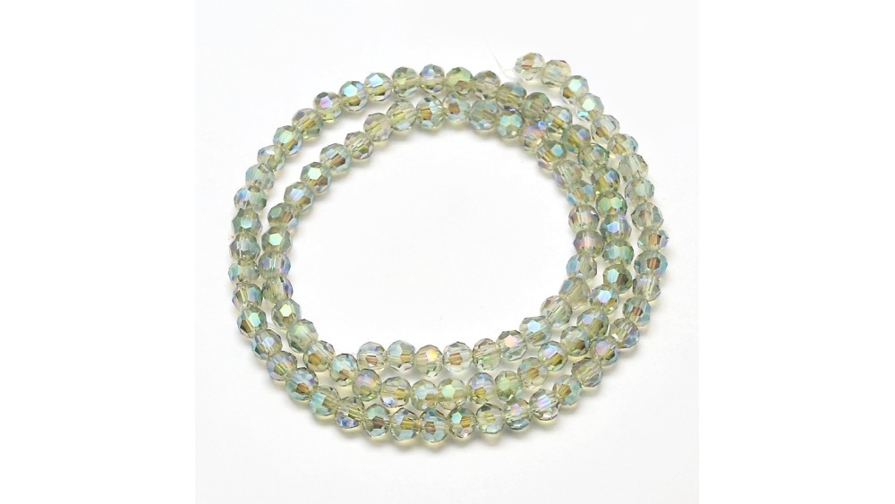 copy of 50 Perles abaques à facettes 8x6mm bleu opale