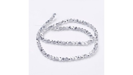 perle argent 4mm