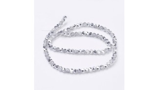 perle argent 4mm