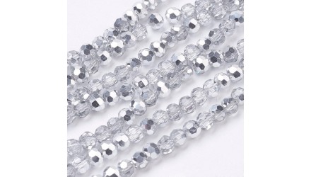 perle argent 4mm