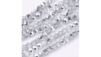 perle argent 4mm