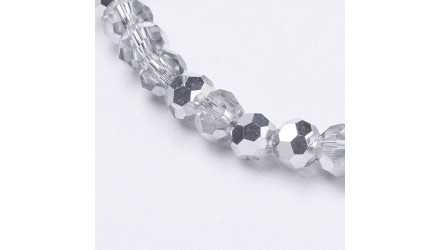 perle argent 4mm