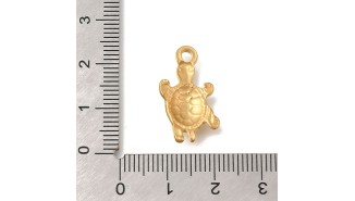 Pendentif tortue acier