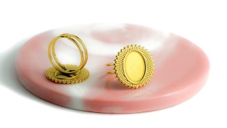 bague support 14x10mm or
