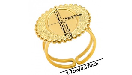 bague support 14x10mm