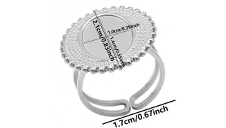 copy of Support bague serpent en acier inoxydable doré plaqué 18K