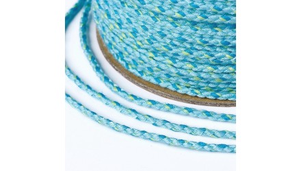 cordon 2mm turquoise