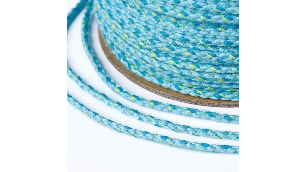 cordon 2mm turquoise