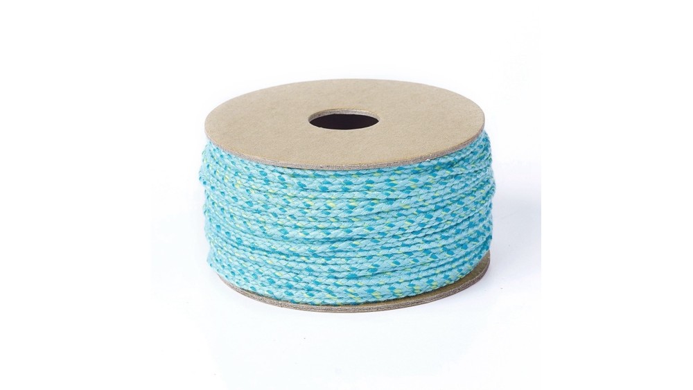 copy of Cordon en coton ciré 1mm noir
