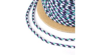 copy of Cordon en coton ciré 1mm noir