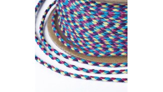 copy of Cordon en coton ciré 1mm noir