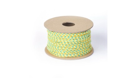 copy of Cordon en coton ciré 1mm noir