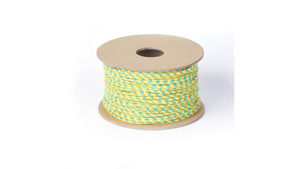 copy of Cordon en coton ciré 1mm noir