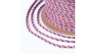 copy of Cordon en coton ciré 1mm noir