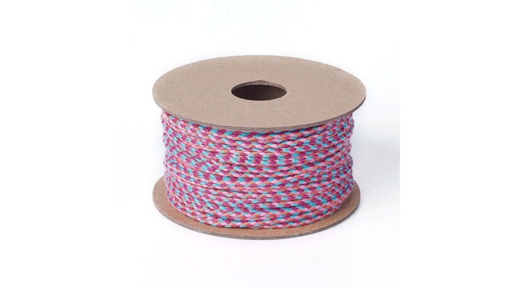 copy of Cordon en coton ciré 1mm noir