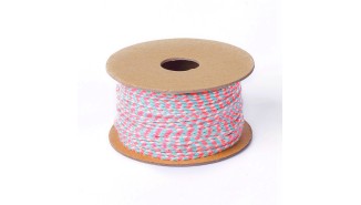 copy of Cordon en coton ciré 1mm noir
