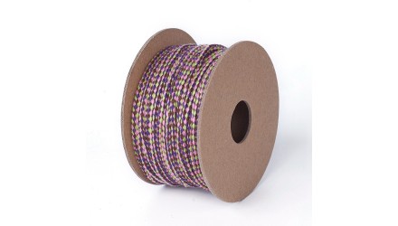 cordon coton 2mm violet