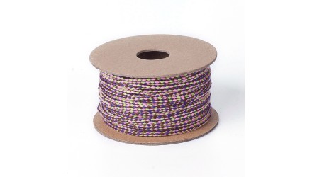 cordon coton 2mm violet