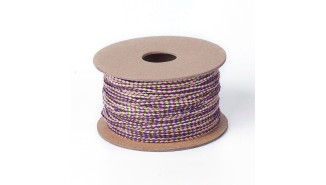 cordon coton 2mm violet