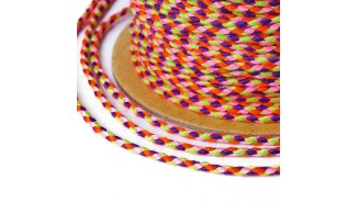 copy of Cordon en coton ciré 1mm noir