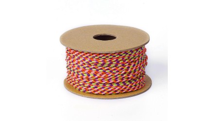 copy of Cordon en coton ciré 1mm noir