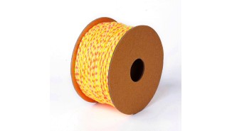 cordon jaune et orange 2mm