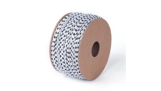 copy of Cordon en coton ciré 1mm noir