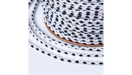 cordon noir et blanc