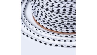 cordon noir et blanc