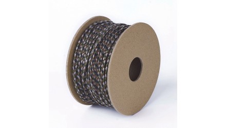 copy of Cordon en coton ciré 1mm noir