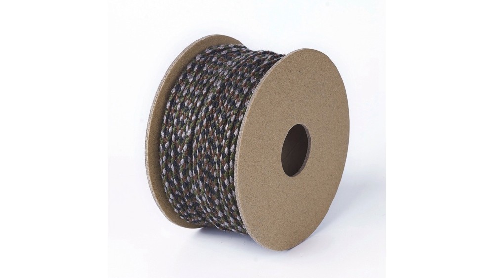 cordon coton kaki 2mm