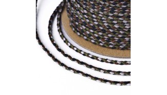 copy of Cordon en coton ciré 1mm noir