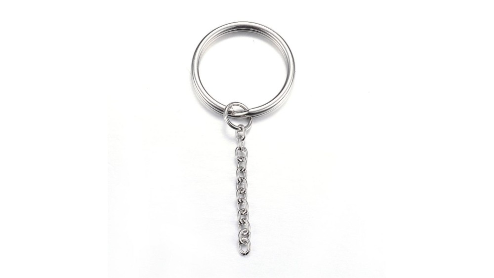porte clés acier inoxydable